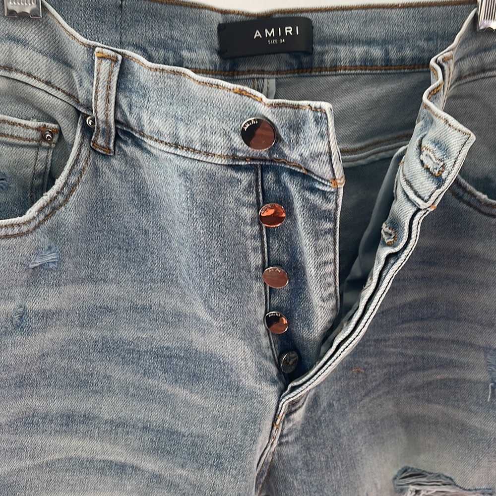 Amiri Playboy Magazine Denim Jeans - Picture 6 of 6
